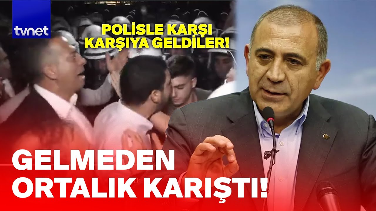 CHP İstanbul İl Başkanlığı’n önünde ortalık karıştı! Polisle karşı karşıya geldiler!