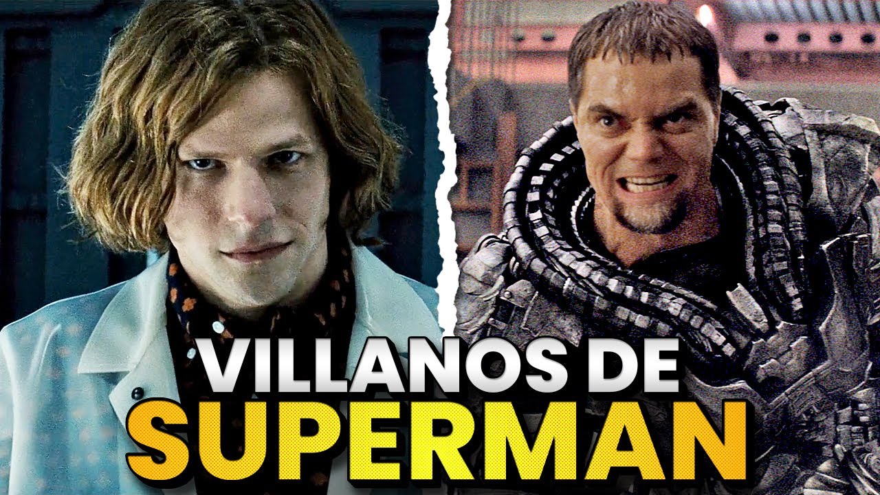 Todos Los VILLANOS de SUPERMAN