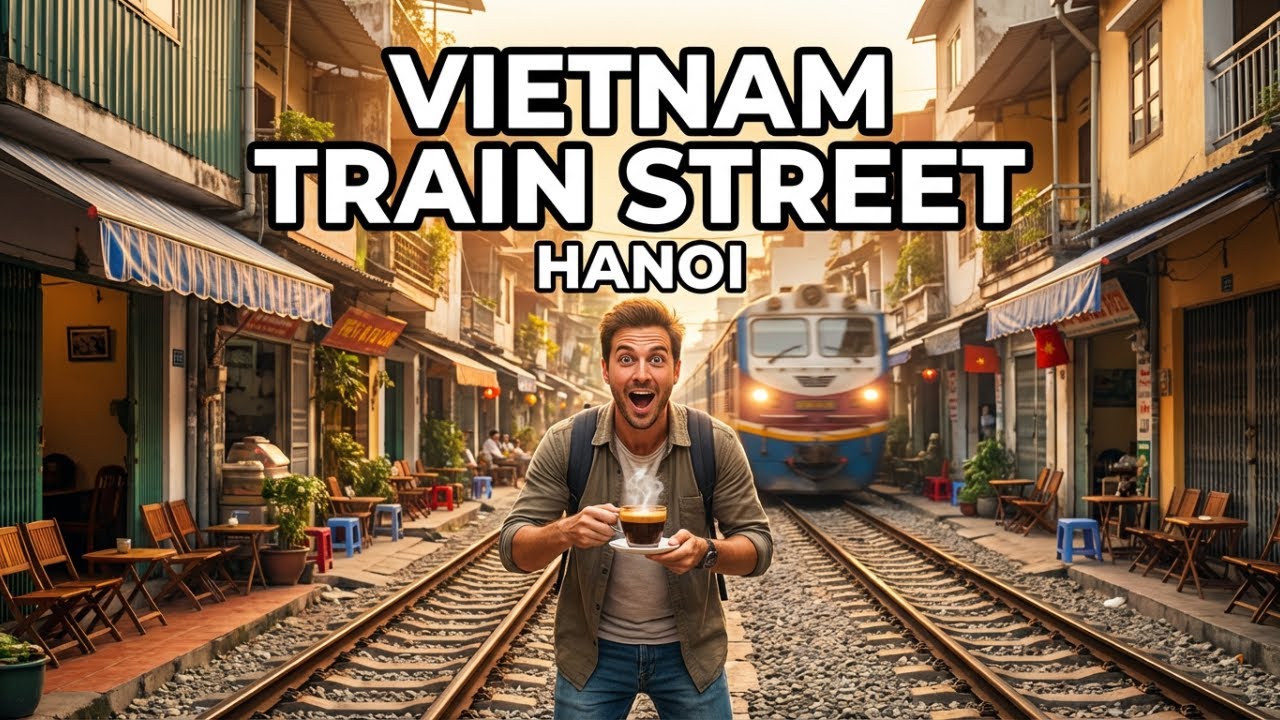 Vietnam Train Street Hanoi: Culture, Cafes, and the Train Passing Inches Away | Vietnam Step by Step