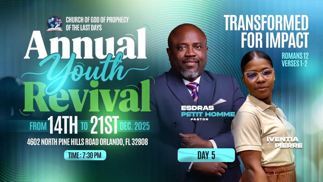 COGOP Youth Presents Annual Youth Revival | Day 5 | Dec, 18th 2025