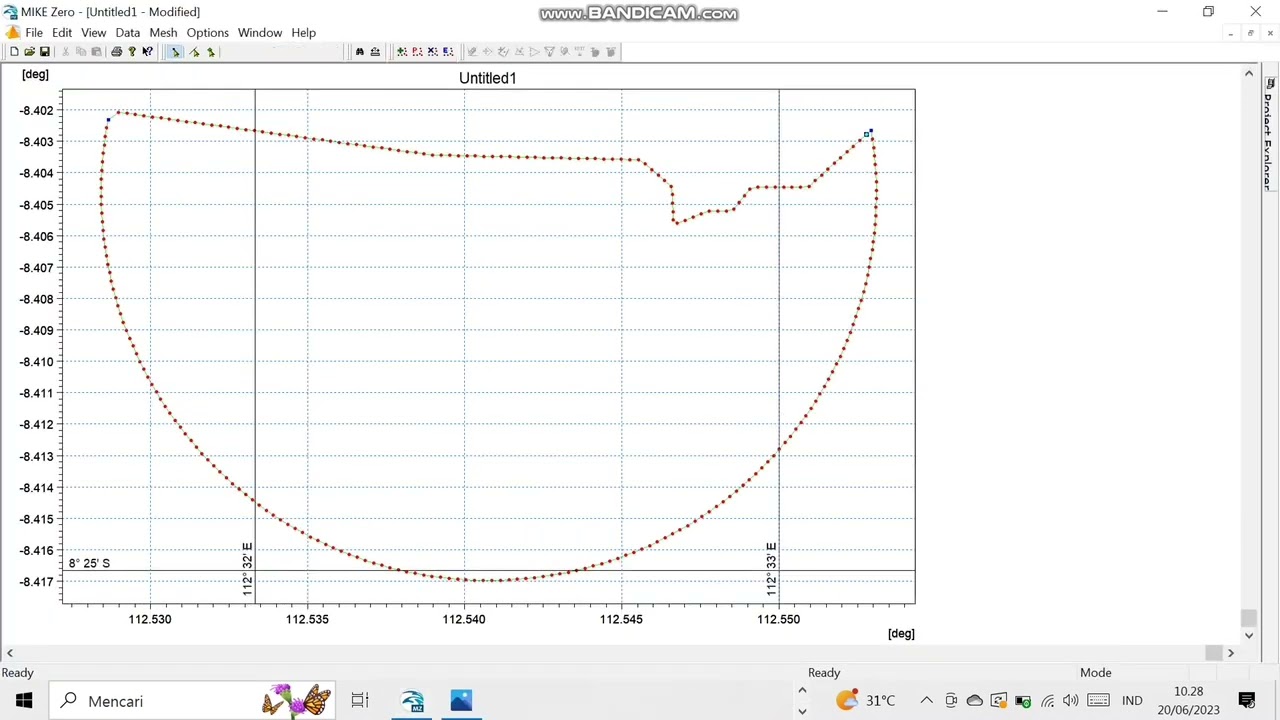 tutorial pemodelan arus air laut software mike 21