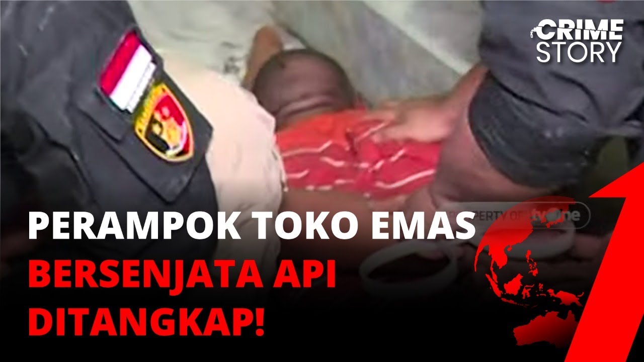 Detik-Detik! Akhir Penangkapan Tiga Pelaku Perampok Toko Emas! || CRIME STORY