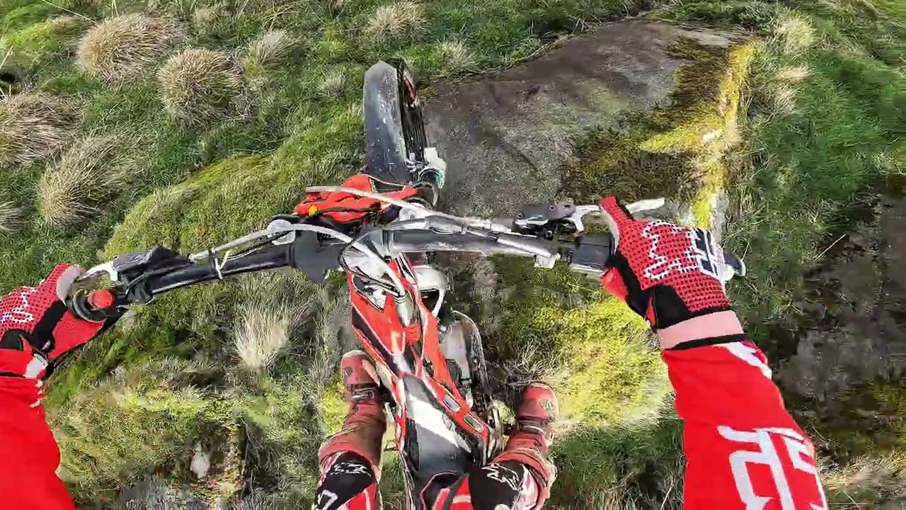 Few hours on the trials bike extremely sh*t 