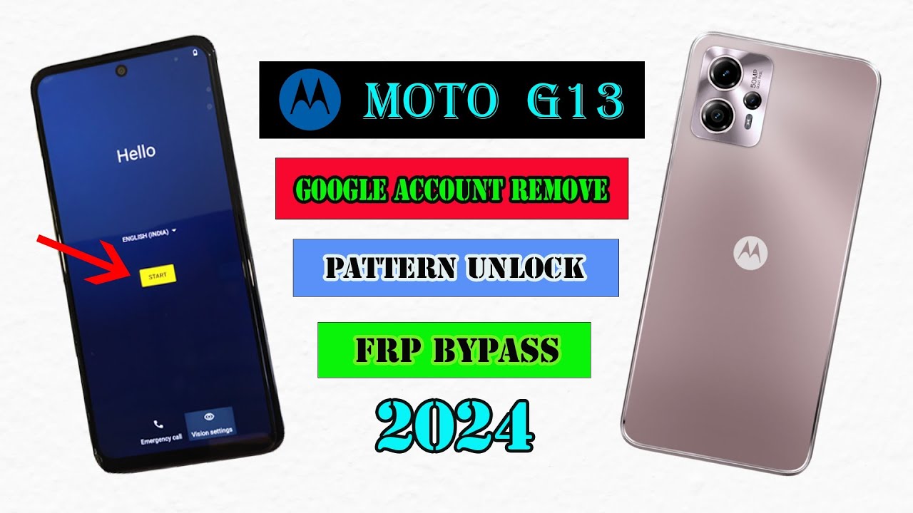 moto g13 frp bypass 2024 | Motorola g13 google account remove | moto g13 unlock