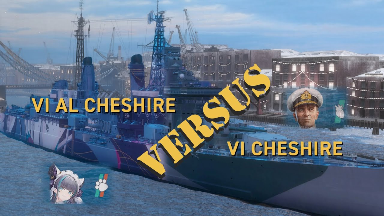 AL Cheshire vs HMS Cheshire | World of Warships Legends