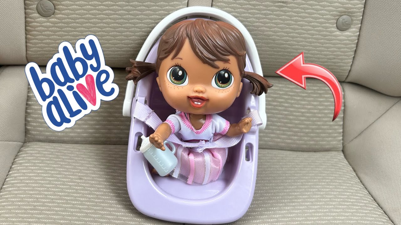 NEW Baby alive crib life doll goes on a outing 🛒 | Petting zoo 🦜and train ride 🚂