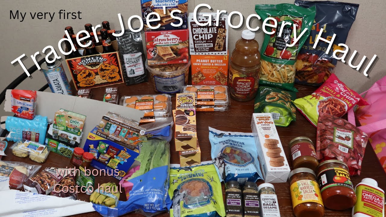 Trader Joe's and Costco haul - My very first Trader Joes haul - Brianna Weiler