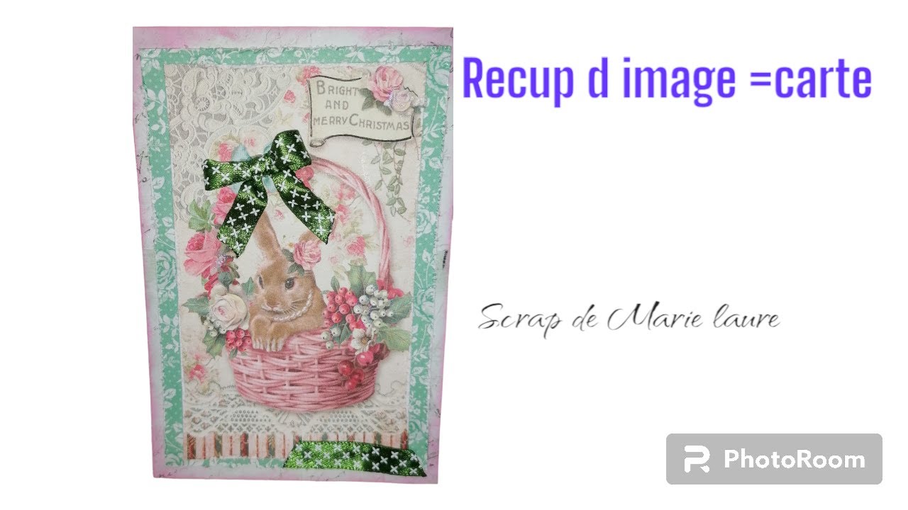 carte rose verte partie d une récupération d image