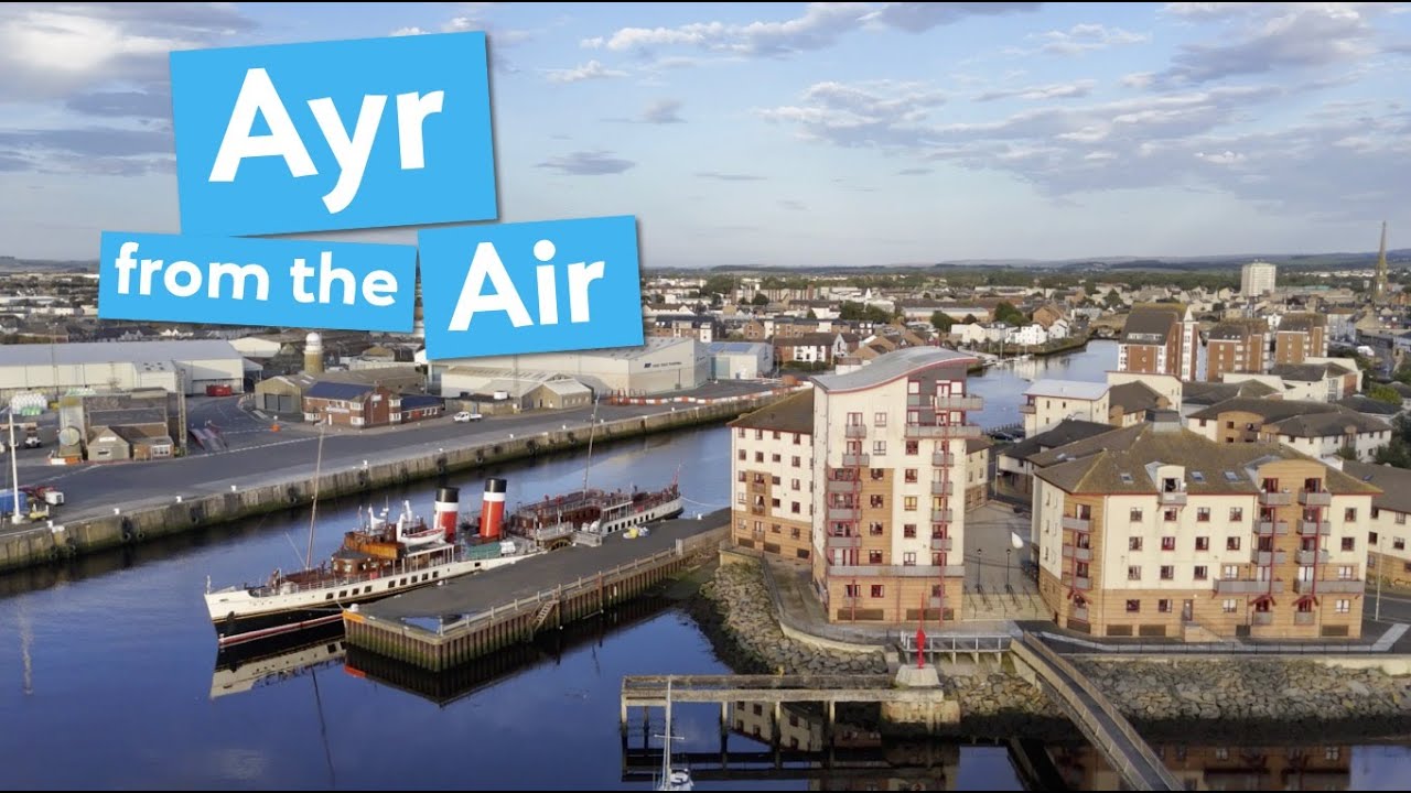 AYR FROM THE AIR | Ayr Scotland Aerial Tour