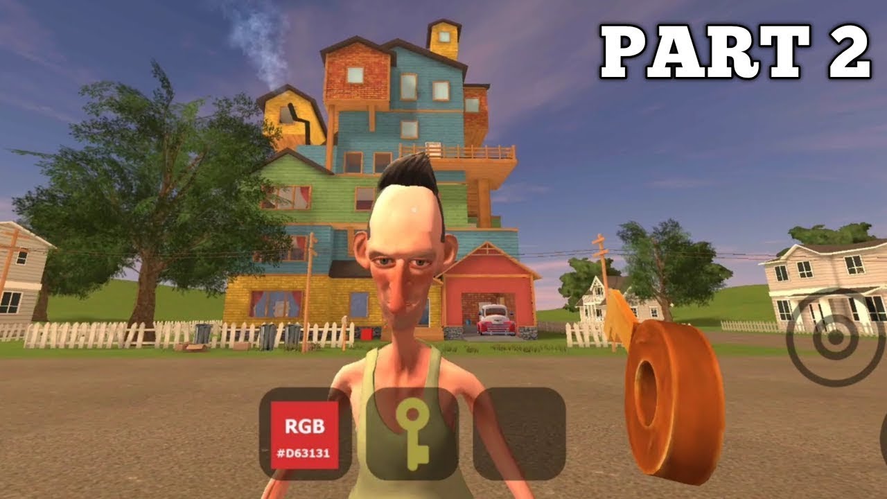 Angry Neighbor Gameplay Walkthrough | Part 2 (Android/iOS)