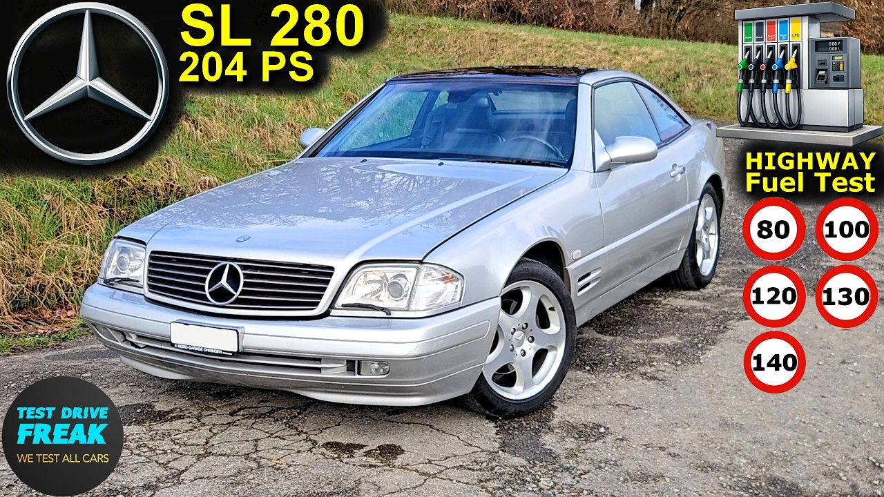 1999 Mercedes SL 280 R129 V6 Hardtop (204 PS) TEST DRIVE 🚗 Fuel Consumption & Performance Review