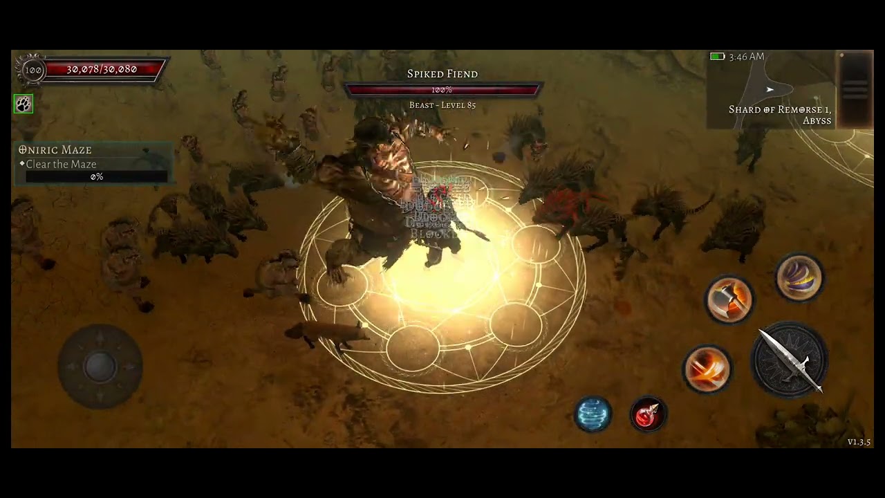 Oniro ARPG the sun (triggering skill rate super active )