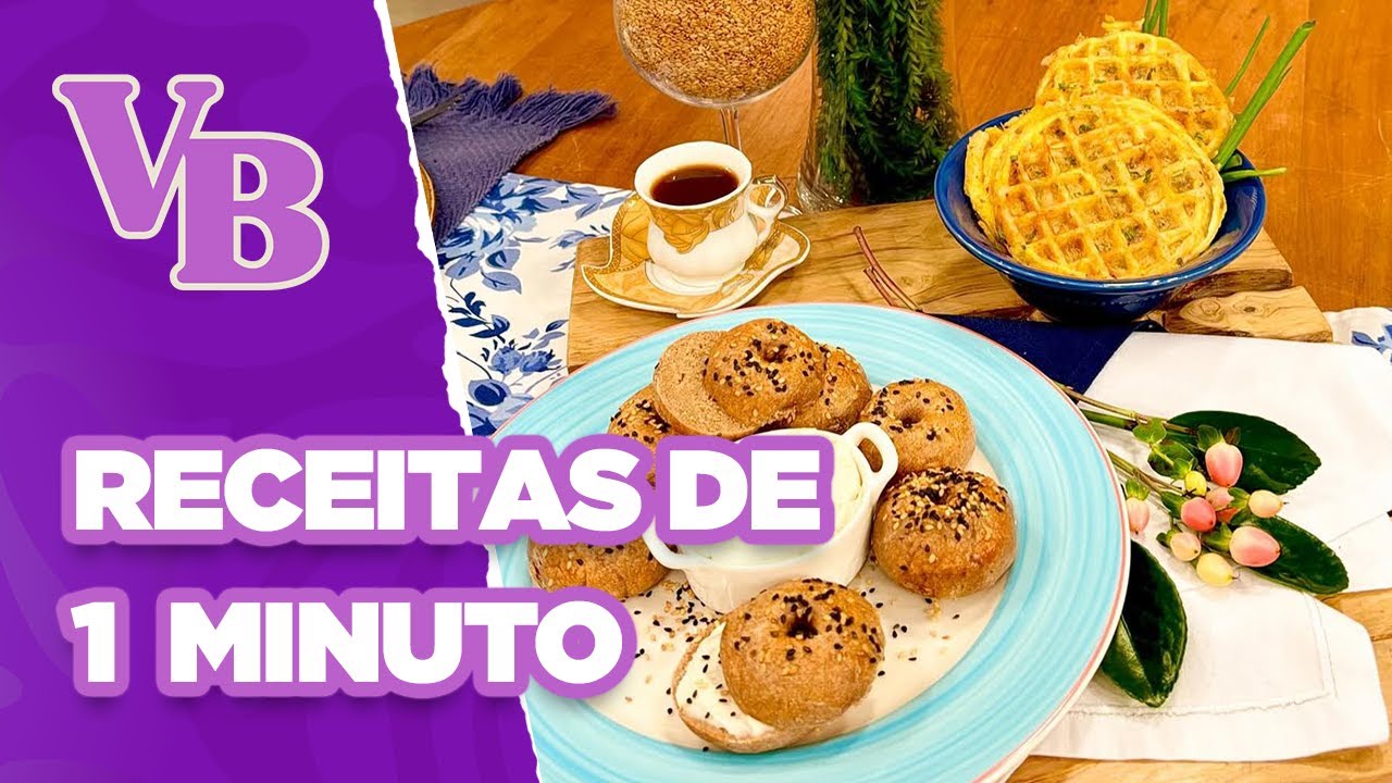 PÃO com 3 ingredientes, REQUEIJÃO caseiro e um WAFFLE de FRANGO PROTEICO - Você Bonita (22/07/2025)