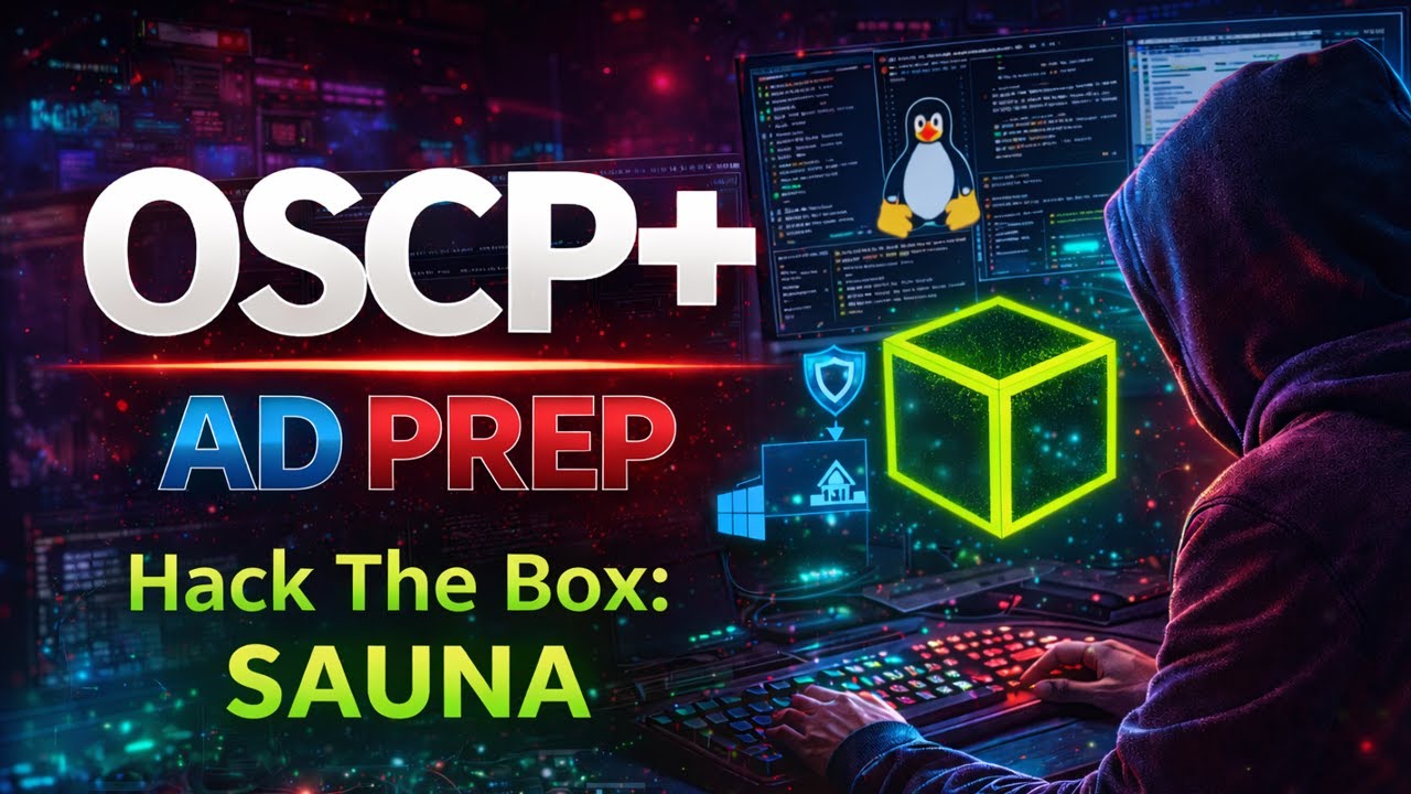 🐉OSCP+ AD Prep: Sauna Machine - Hack The Box!👽