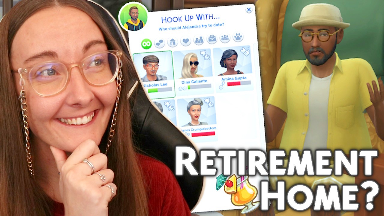 Do retirement homes actually work in The Sims 4 For Rent?