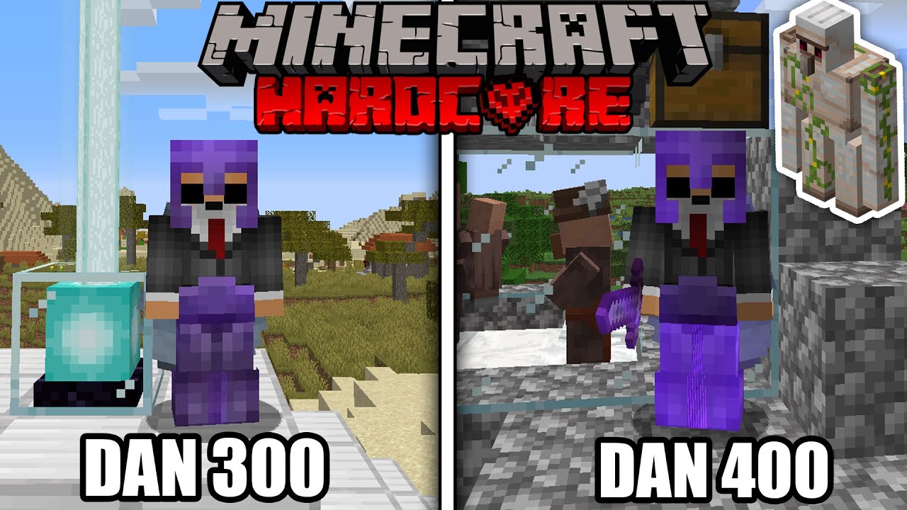 Preziveo Sam 400 Dana u HARDCORE Minecraftu.. Desilo Se Ovo?