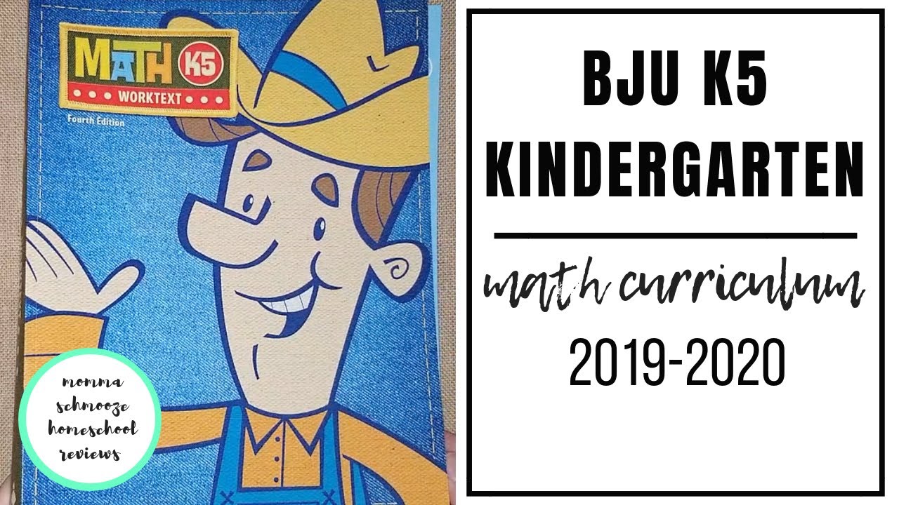 BJU K5 MATH KINDERGARTEN CURRICULUM FLIP THROUGH