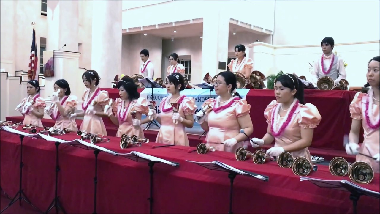 Turkish March - Hakuoh U Handbell Choir perform in Hawaii
