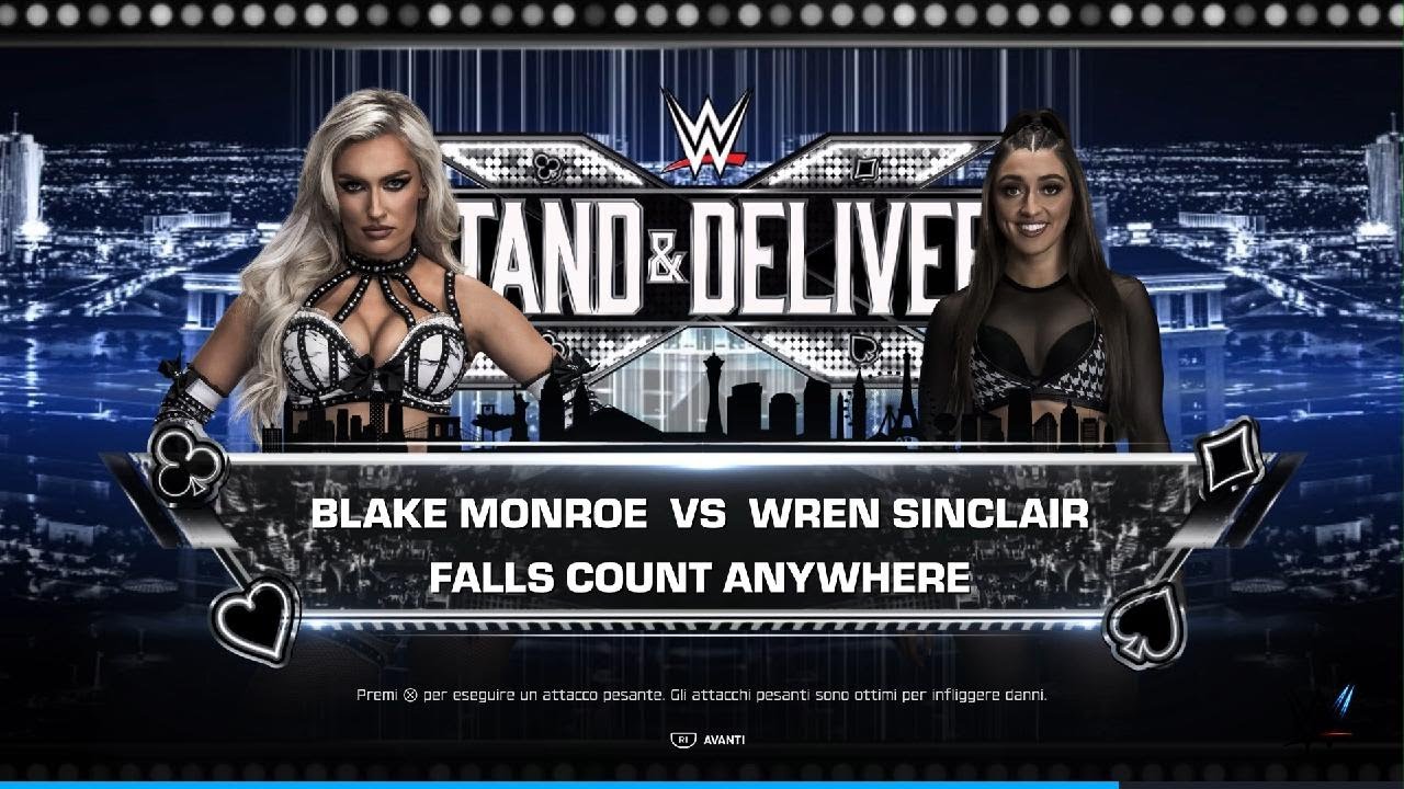 WWE 2K26 - Blake Monroe vs Wren Sinclair - Falls Count AnyWhere