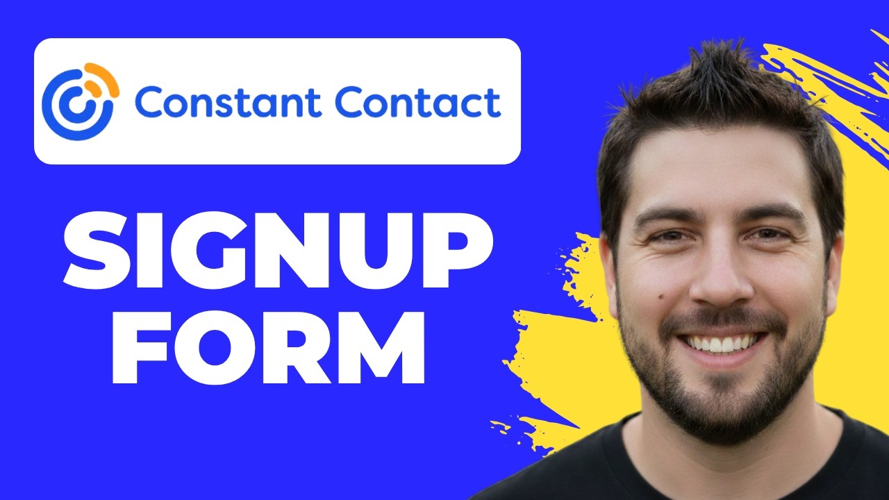 Как создать форму подписки в Constant Contact (краткое руководство)