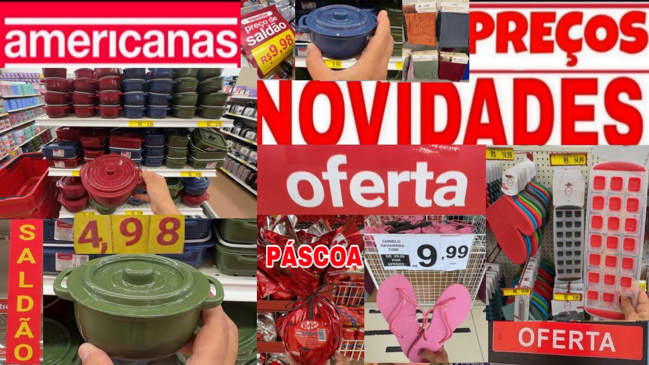 LOJAS AMERICANAS - ACHADOS EM OFERTAS pro LAR - PROMOÇÃO UTILIDADES PANELA E DESCONTO NAS AMERICANAS