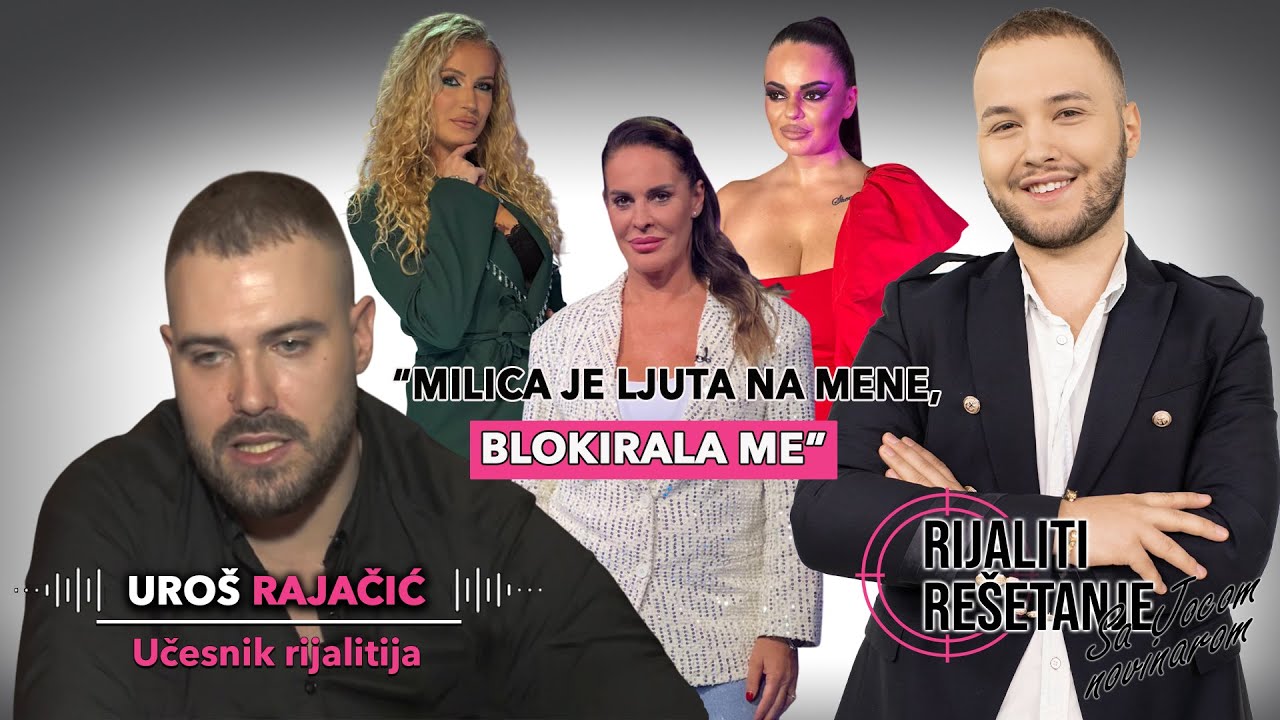 RIJALITI REŠETANJE! Rajačić prekinuo ćutnju! Sve o ljubavi sa Milicom, Jovani pevačici i aferama
