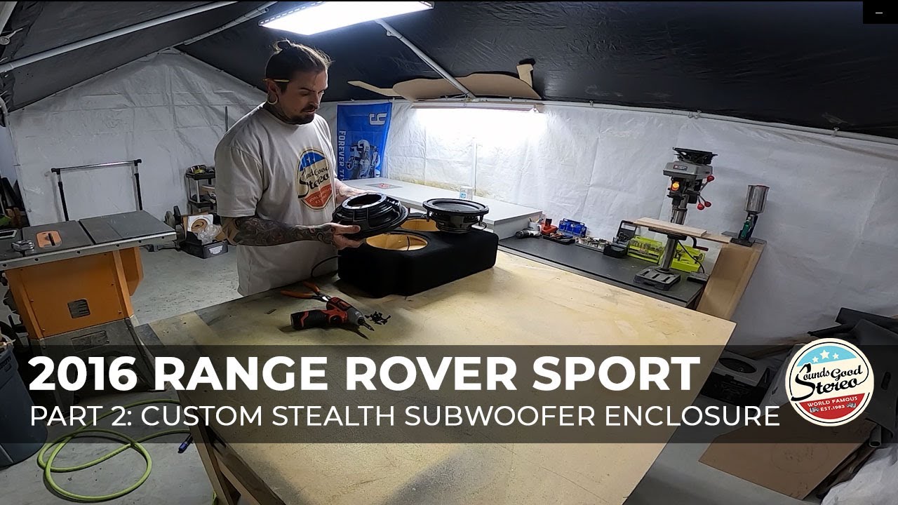 2016 Range Rover Sport - Part 2 - Custom Stealth Subwoofer Enclosure for the Audiomobile Subwoofer