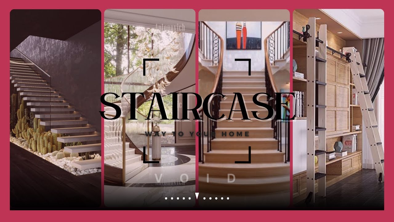 TYPE OF STAIRCASE & DESIGN PART II    || VOID || #void #sketchuptutorialforbeginners #staircase #yt