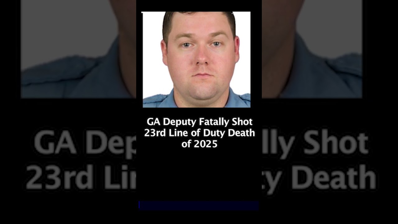 GA Deputy Fatally Shot Brandon Sikes 23rd Line of Duty Death of 2025