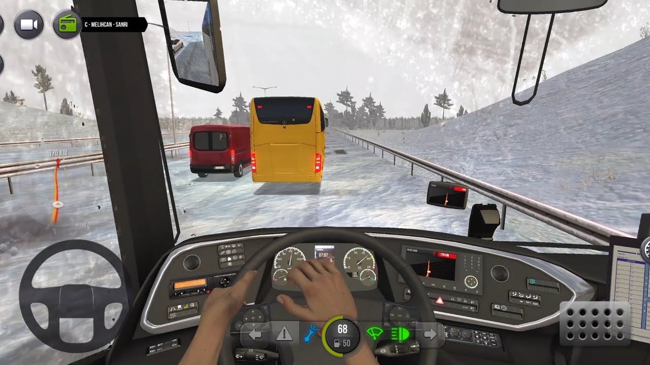 Bus Simulator: Ultimate |Off Road DriveXZuuks |Snowy Road 🛣️🛣️ |Mobile Gameplay |Drive with Mrx