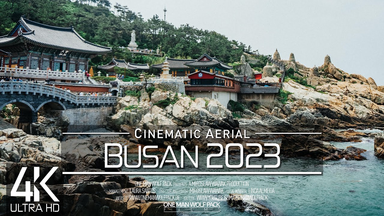 【4K】🇰🇷 Busan from Above 🔥 2nd largest city of SOUTH KOREA 2023 🔥 Cinematic Wolf Aerial&trade; Drone Film