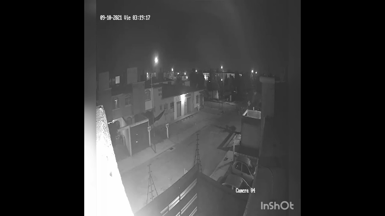 llanto de la llorona ..captado en cámaras de un  fraccionamiento