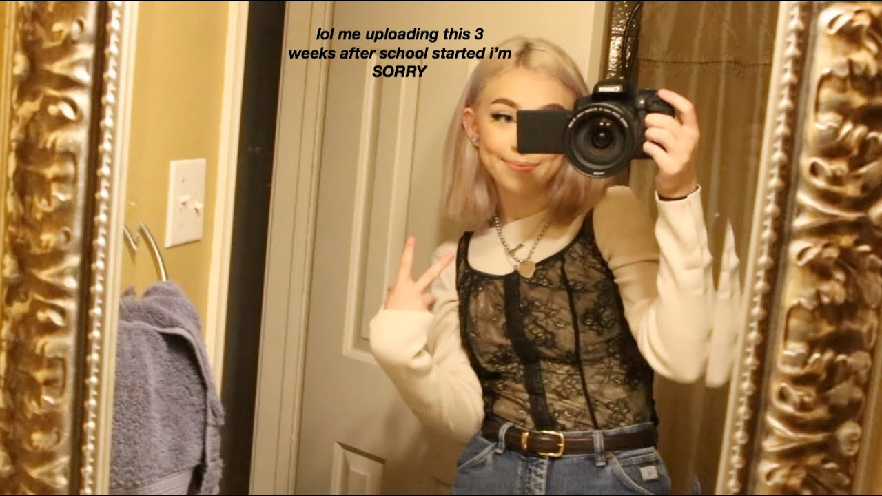 first day of school grwm HAHA