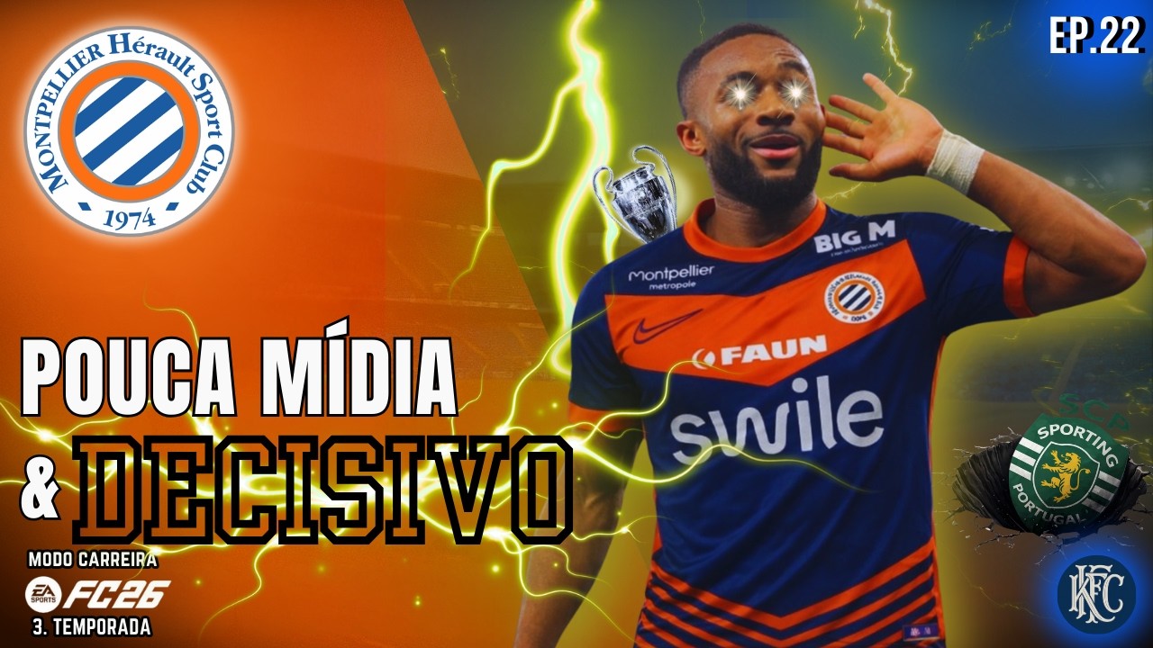 NOVATO se torna HERÓI ( #022 ) T.3 - CARREIRA REALISTA FC26 #fc26 #modocarreira #championsleague