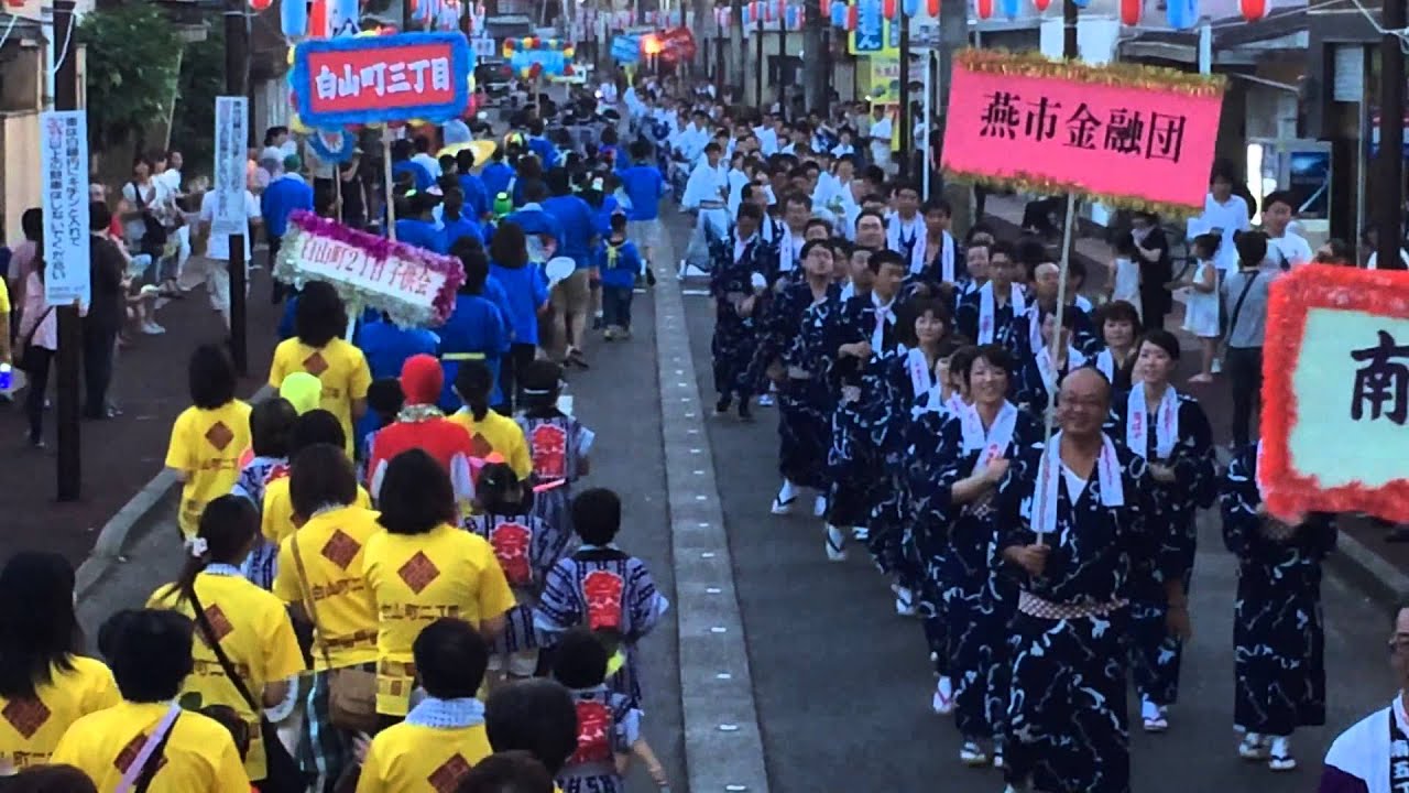 第43回飛燕夏まつりの燕ばやし大会