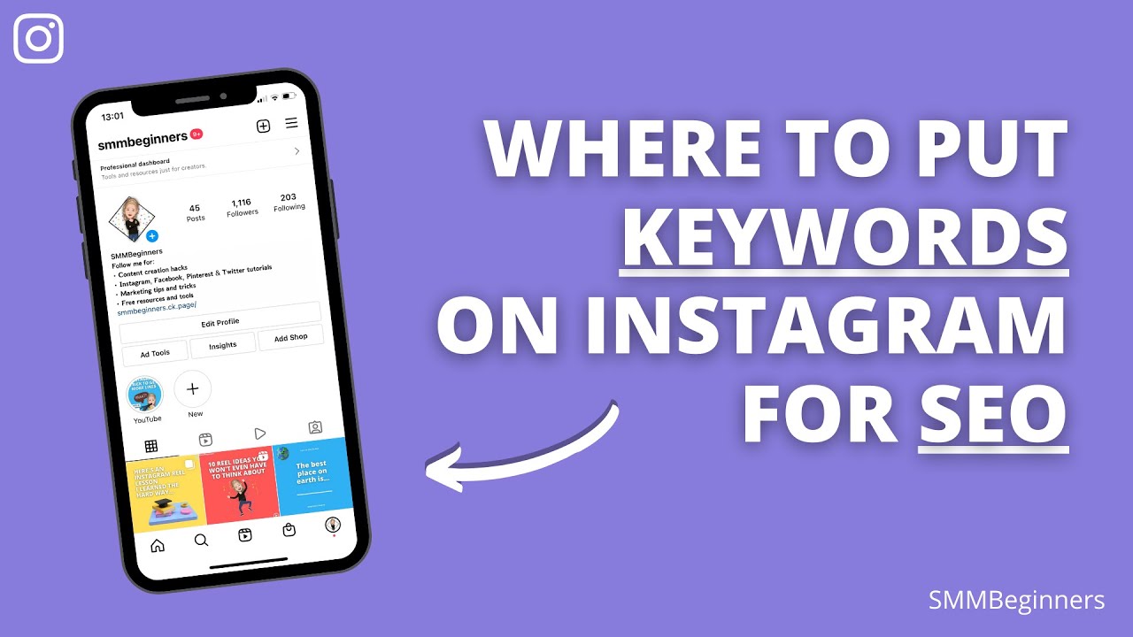 Where to Put Keywords on Instagram For SEO