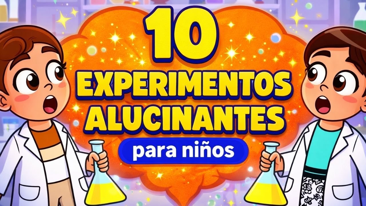 TOP 10 EXPERIMENTOS ALUCINANTES para niños ✨🔬