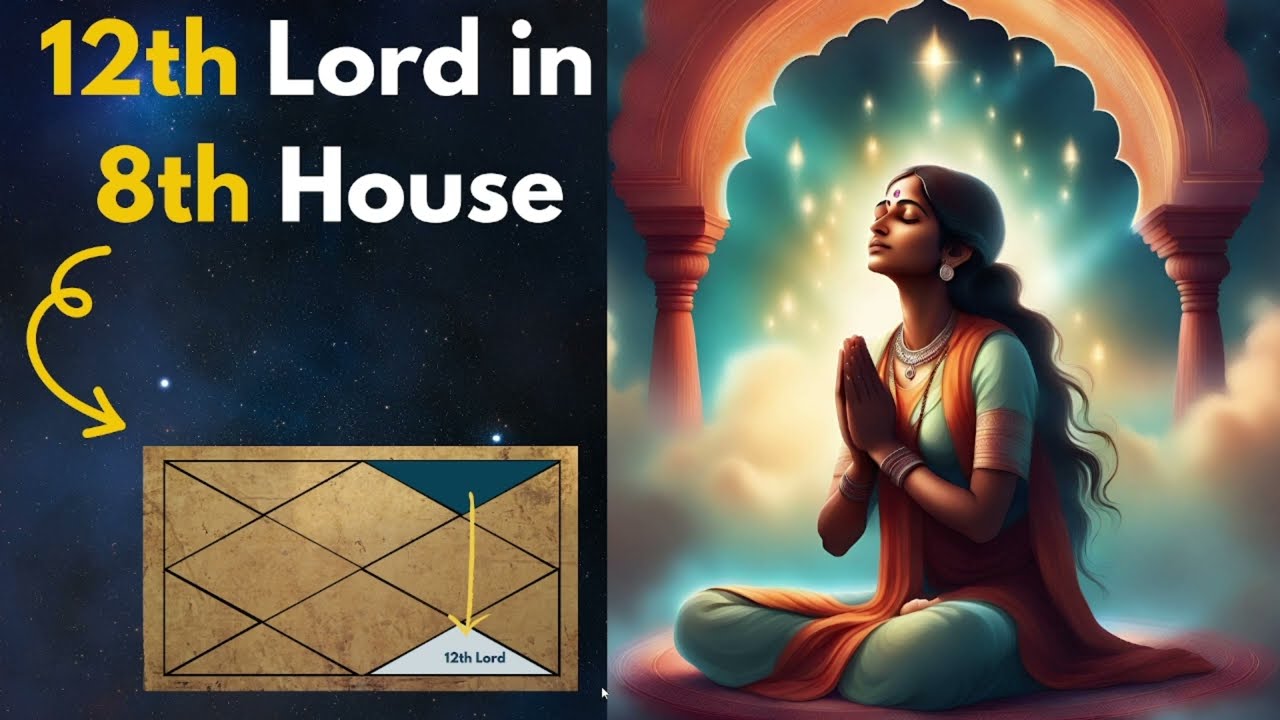 12TH LORD of Foreign, Losses, Expenses in 8TH HOUSE of Birth Chart in Vedic Astrology