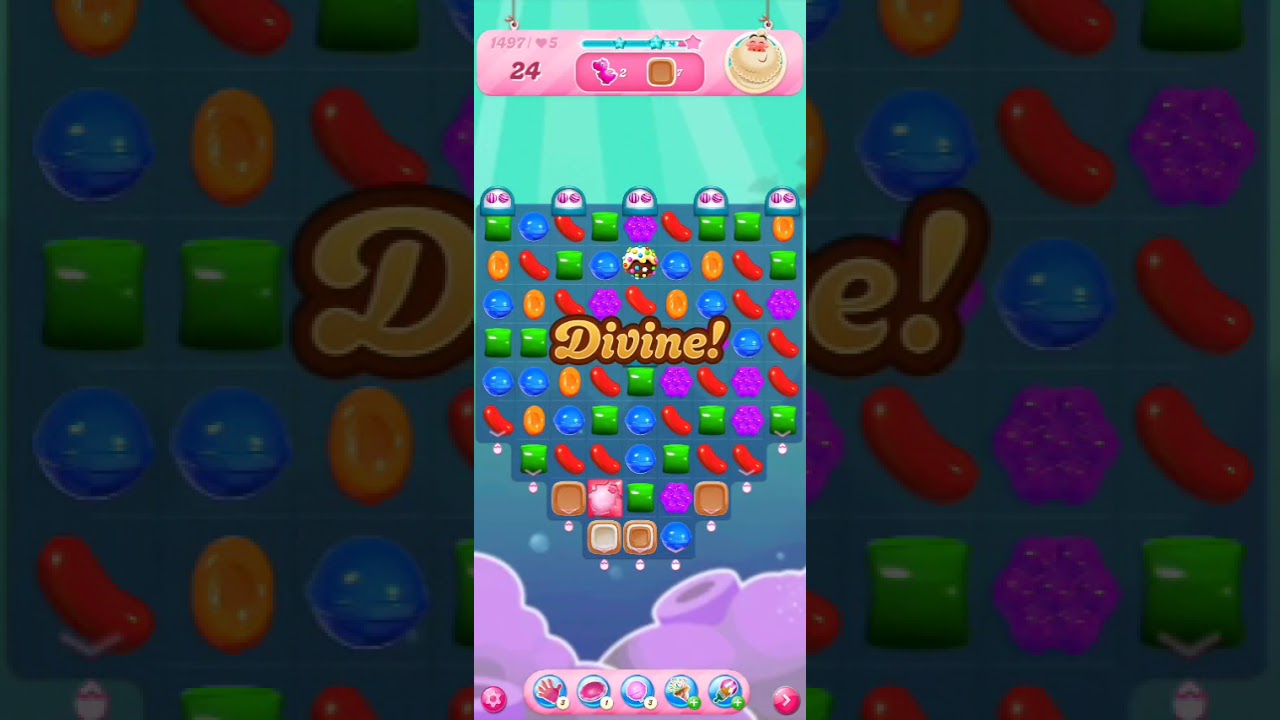 Candy crush saga level 1491 to 1500