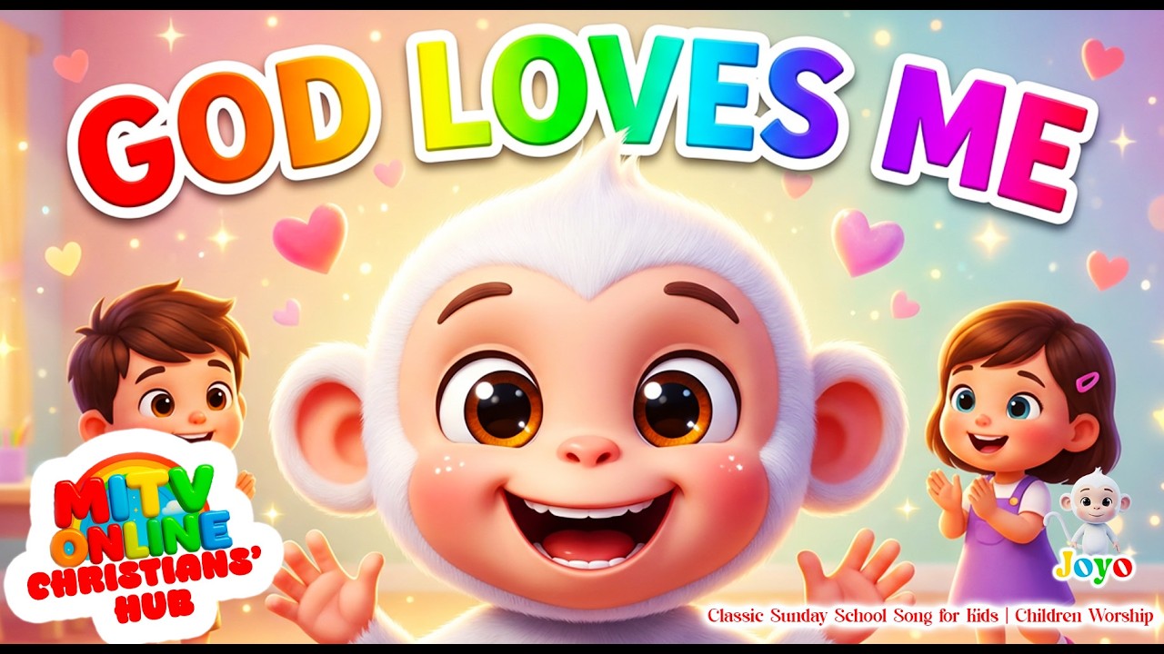 Бог любит меня | Детская песня для богослужения #KidsPraise