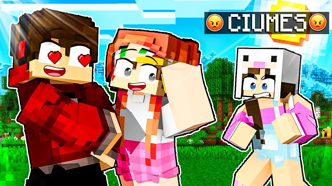 TROLLEI a NAMORADA do MEU AMIGO fazendo CIÚMES no Minecraft ‹ Alex ›