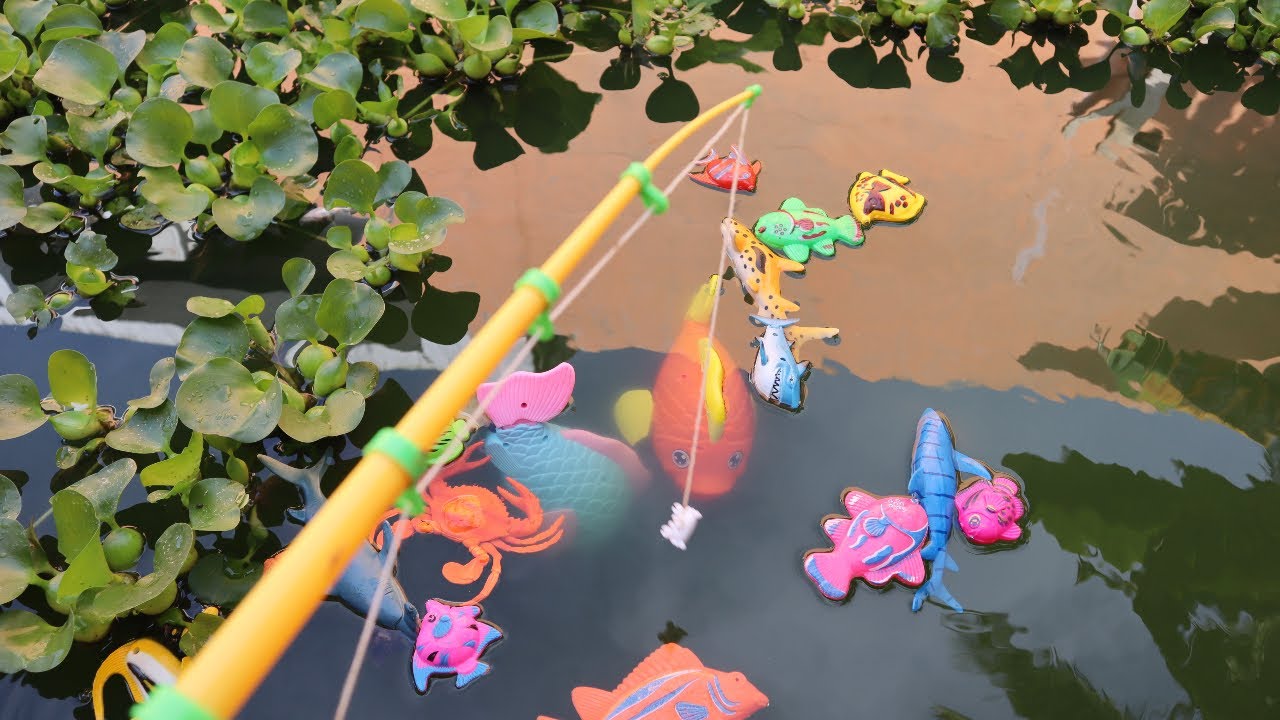 Mainan Anak Memancing Ikan Laut, Ikan Badut, Ikan Paus, Ikan Hiu, Ikan Mas, Lofster, Kepiting