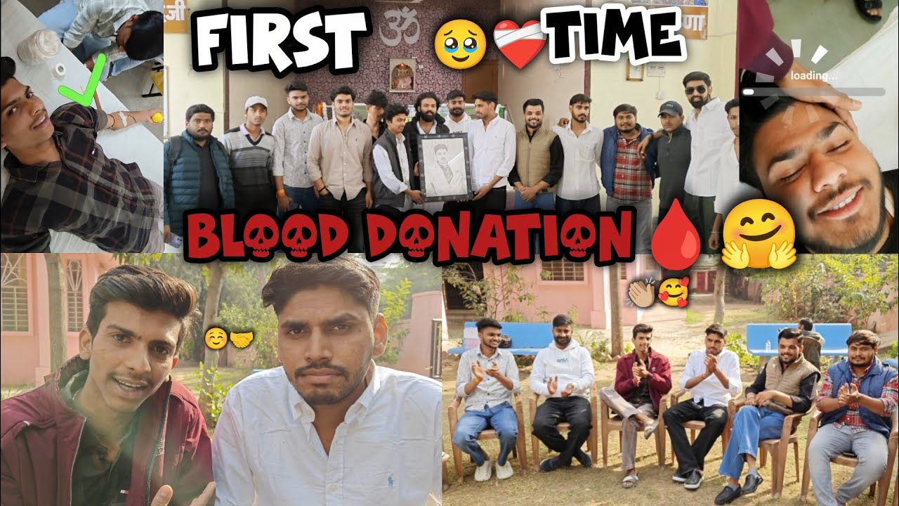 🥹First time blood donation🩸|| Keshav Bhatt ||