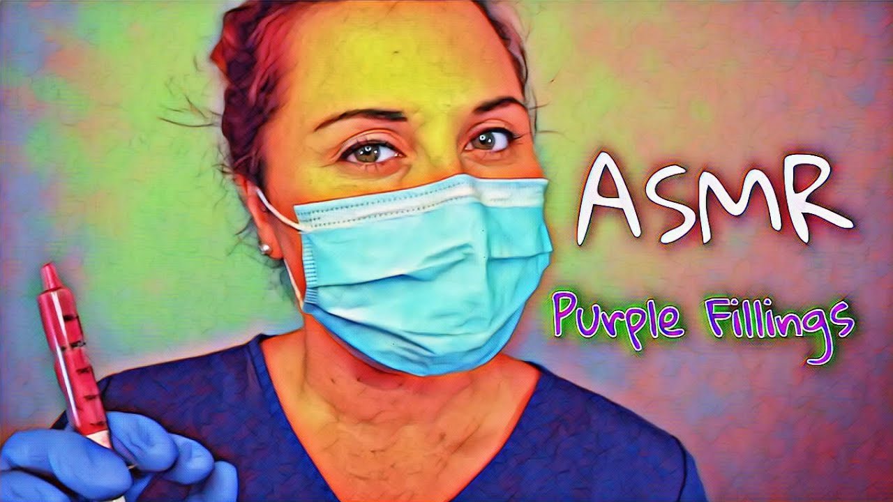 [ASMR] Dental Role-play | Evil Dentist | Experimental Purple Fillings | Brush, Drill, File