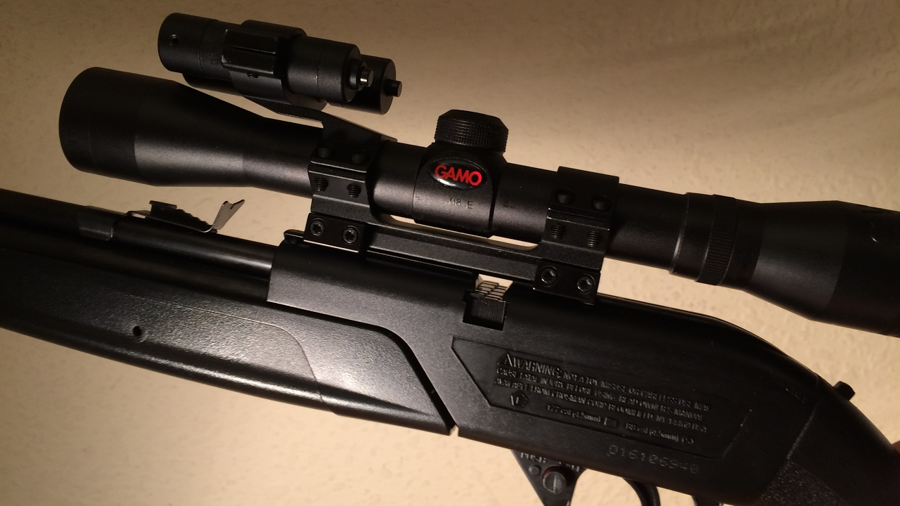 Crosman 760 Pumpmaster Review and Test with Gamo scope and trap from Walmart - Skywind007