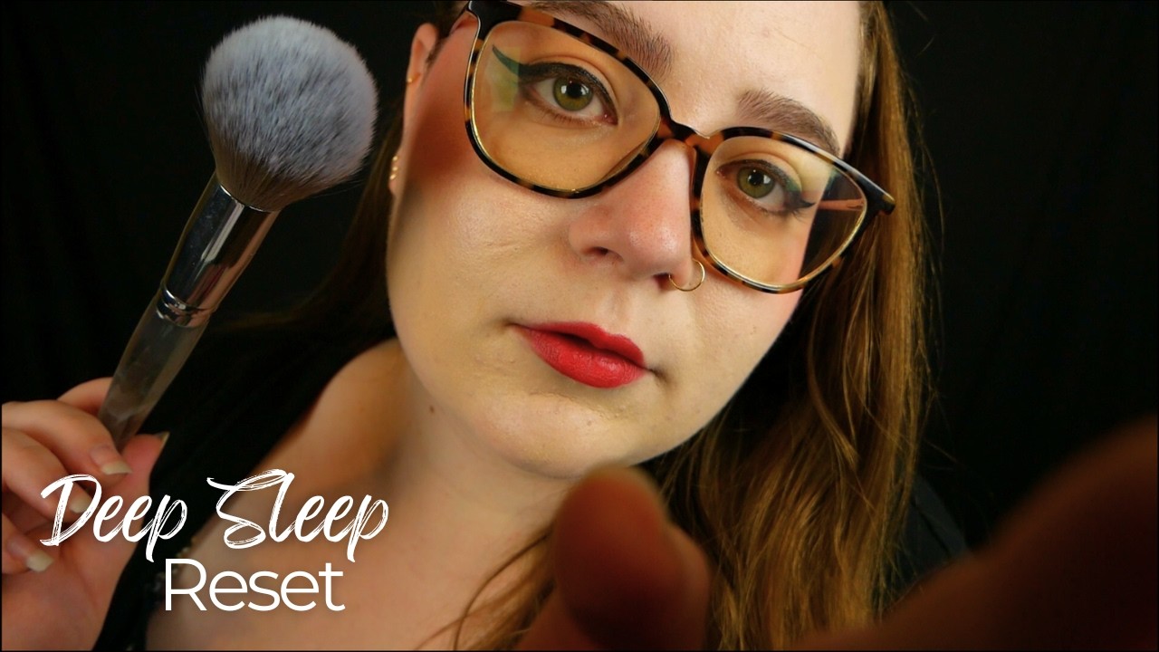 Deep Sleep Reset Treatment ASMR 💤 Massage, Scalp Scratching, Face Brushing 💤 Personal Attention RP