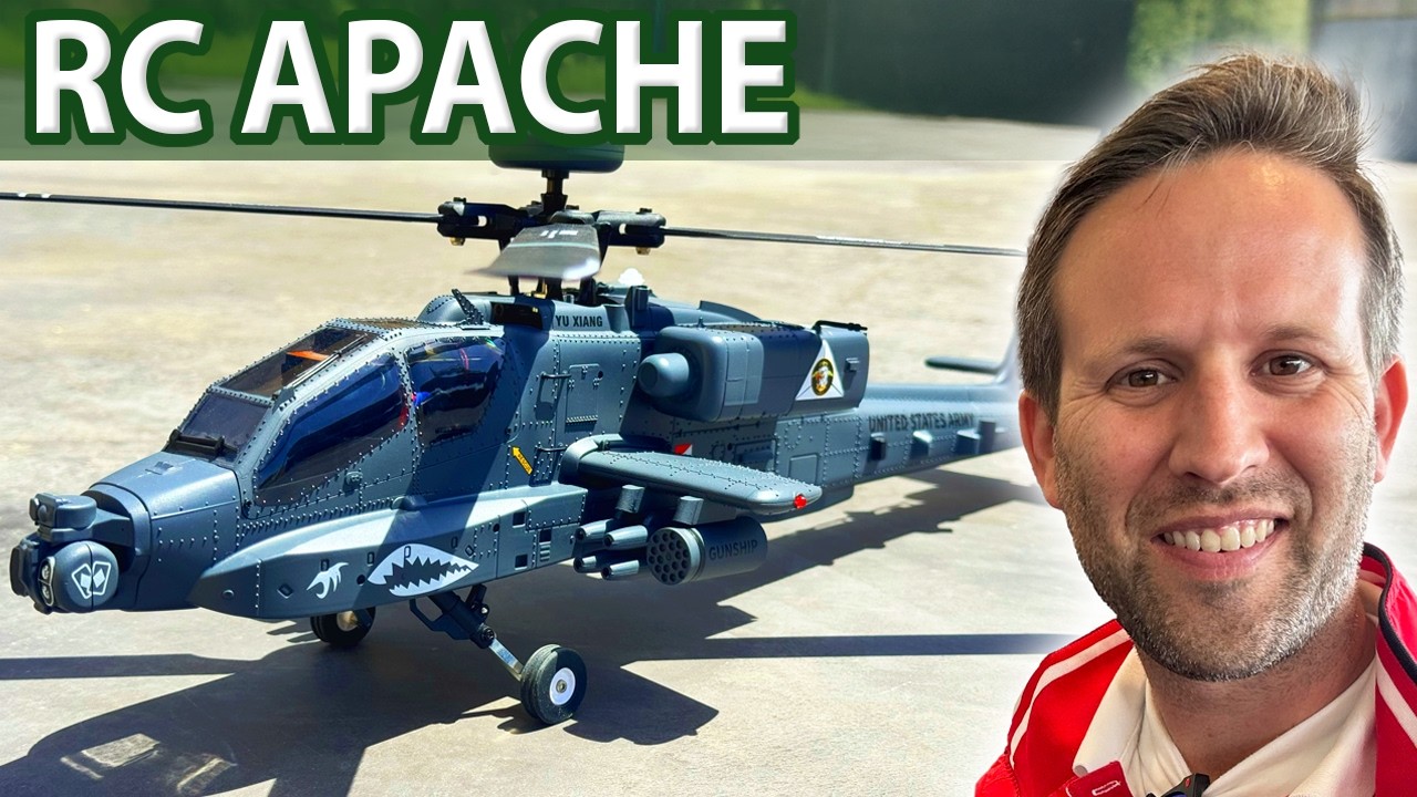 Flying my favourite helicopter, the APACHE!