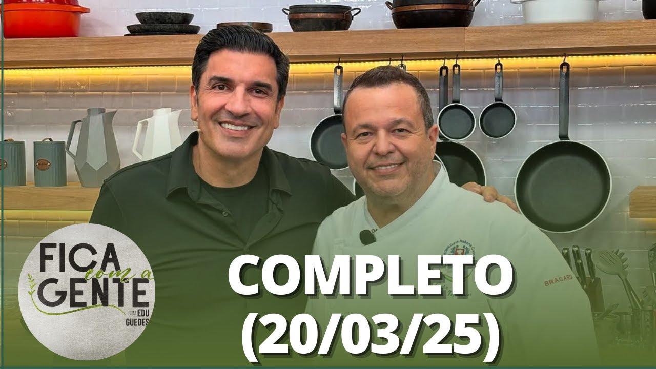 Fica com a Gente: Panqueca americana; Tilápia à parmegiana e mais receitas (20/03/25) | Completo