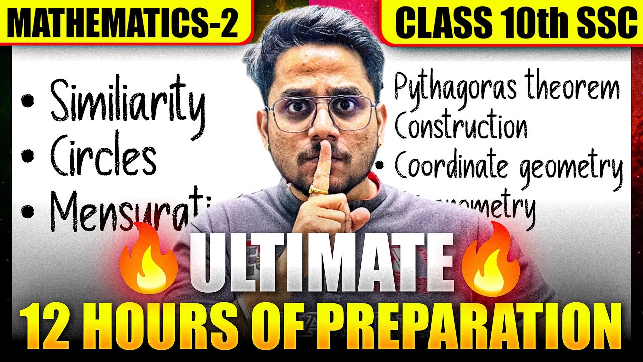✅12 HOURS of GEOMETRY PREPARATION✅| CLASS 10 (SSC) |