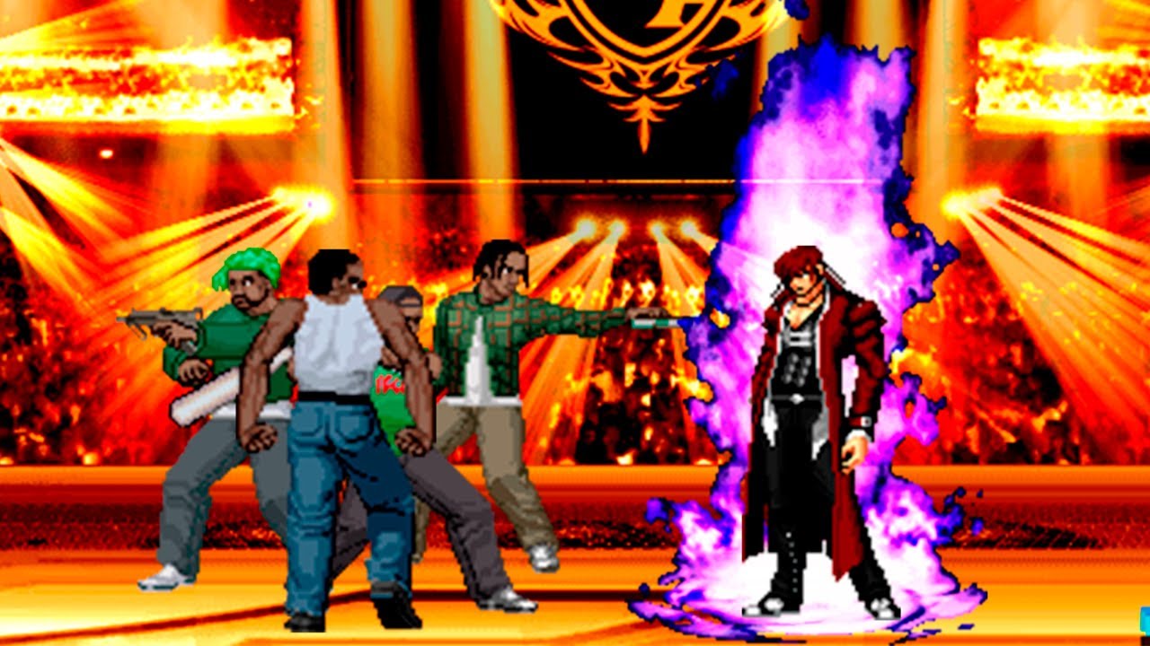 [KOF MUGEN] Cj VS Iori Yagami